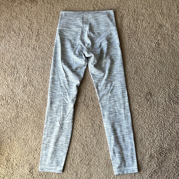 Lululemon Wunder Under Hi-Rise 7/8 Tight 26" Space Ice Grey Alpine White - Picture 5 of 11